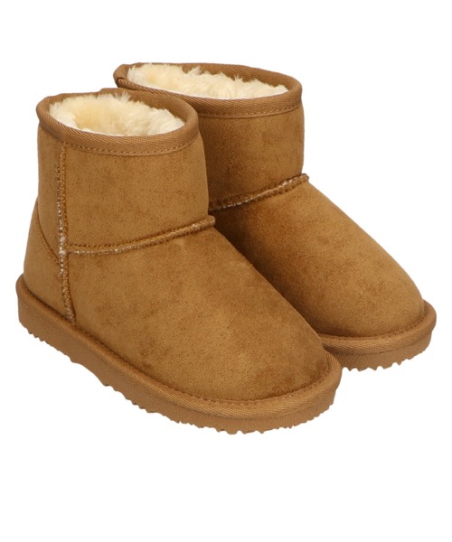 ORiental TRaffic（オリエンタルトラフィック）の「切替ムートンブーツ K-133（ブーツ・キッズ・ピンク/キャメル/ブラック/グレー・15.0cm/17.0cm/19.0cm/16.0cm/18.0cm/20.0cm）」の11枚目の写真