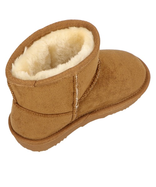 ORiental TRaffic（オリエンタルトラフィック）の「切替ムートンブーツ K-133（ブーツ・キッズ・ピンク/キャメル/ブラック/グレー・15.0cm/17.0cm/19.0cm/16.0cm/18.0cm/20.0cm）」の14枚目の写真