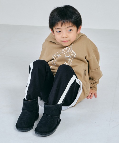 ORiental TRaffic（オリエンタルトラフィック）の「切替ムートンブーツ K-133（ブーツ・キッズ・ピンク/キャメル/ブラック/グレー・15.0cm/17.0cm/19.0cm/16.0cm/18.0cm/20.0cm）」の19枚目の写真