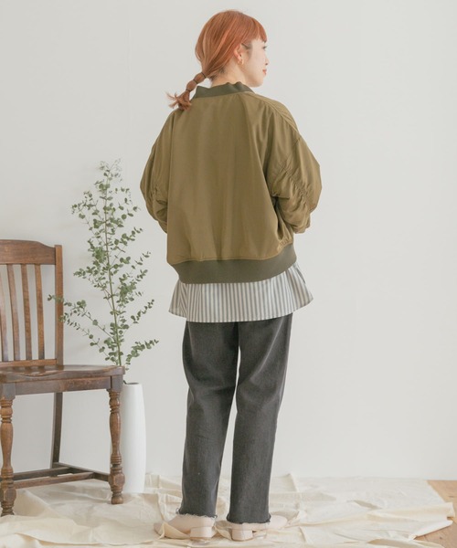 ITEMS URBANRESEARCH(アイテムズ アーバンリサーチ)の「MA-1(MA-1・レディース・ブラック/カーキ・FREE)」の20枚目の写真