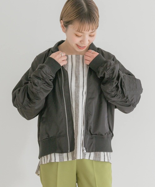 ITEMS URBANRESEARCH(アイテムズ アーバンリサーチ)の「MA-1(MA-1・レディース・ブラック/カーキ・FREE)」の21枚目の写真