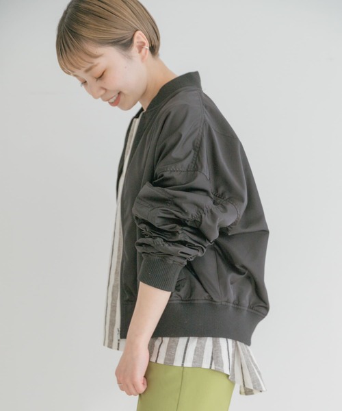 ITEMS URBANRESEARCH(アイテムズ アーバンリサーチ)の「MA-1(MA-1・レディース・ブラック/カーキ・FREE)」の22枚目の写真