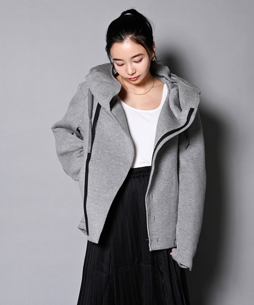 JACKROSE（ジャックローズ）の「JE ダンボールニットライダースパーカー（パーカー・メンズ・ブラック/グレー・M/L）」の22枚目の写真