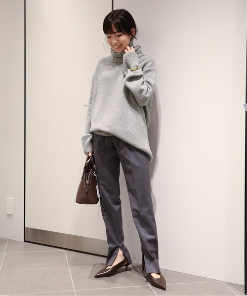 Deuxieme Classe（ドゥーズィエムクラス）の「追加 *JADEタートルネックプルオーバー1（ニット/セーター・レディース・ホワイト系その他/ブラック/ライトグレー/ネイビー/ピンク・FREE）」の18枚目の写真