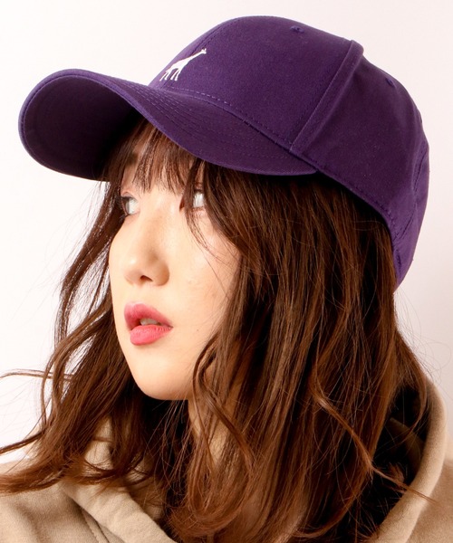 LRG（エルアールジー）の「【LRG】キリンワンポイント刺繍 ベースボールカーブキャップ（キャップ・メンズ・パープル/グリーン・FREE）」の6枚目の写真