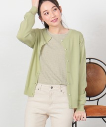 変わり釦カーデ