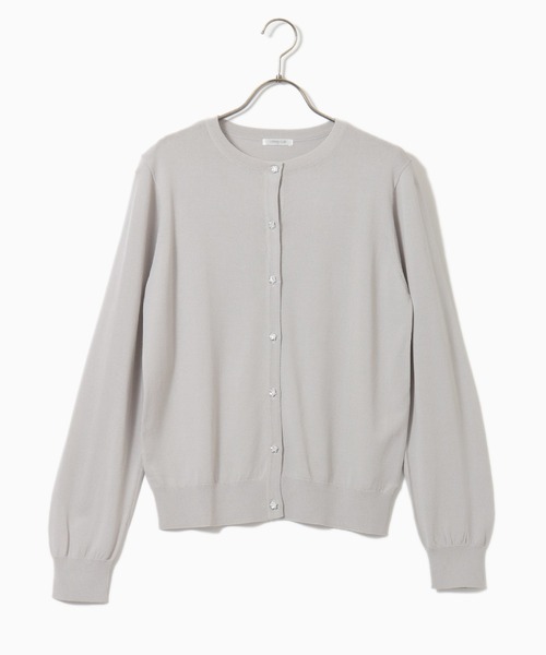 Honeys（ハニーズ）の「変わり釦カーデ（カーディガン/ボレロ・レディース・ラベンダー/サックスブルー/ライム/ライトイエロー/ライトベージュ/ブラック/ライトグレー/オフホワイト/ネイビー・LL/S/M/L）」の20枚目の写真