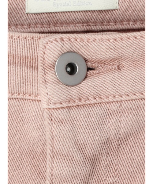 earth music&ecology（アースミュージックアンドエコロジー）の「カラーデニムテーパードパンツ*（デニムパンツ・レディース・ピンク・S/M/L）」の3枚目の写真