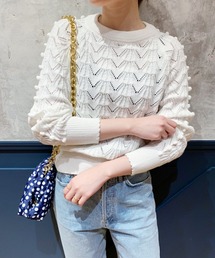 IENA LA BOUCLE AJAポンポンプルオーバー◆