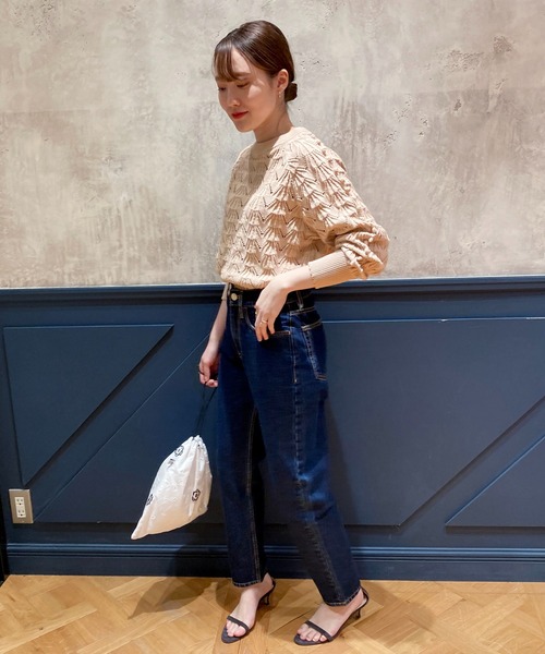 IENA LA BOUCLE(イエナラブークル)の「IENA LA BOUCLE AJAポンポンプルオーバー◆(ニット/セーター・レディース・ホワイト/ピンク・FREE)」の17枚目の写真