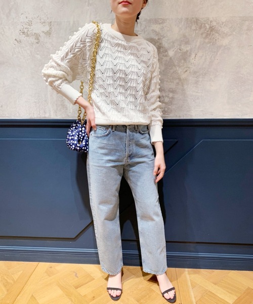 IENA LA BOUCLE(イエナラブークル)の「IENA LA BOUCLE AJAポンポンプルオーバー◆(ニット/セーター・レディース・ホワイト/ピンク・FREE)」の16枚目の写真
