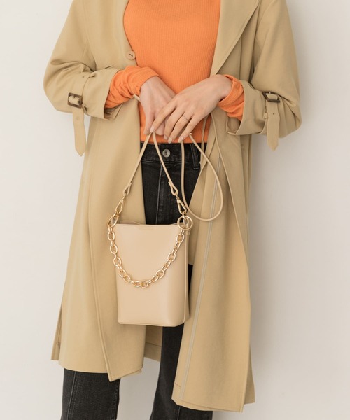 RODE SKO（ロデスコ）の「チェーン2WAYショルダーバッグ（ショルダーバッグ・レディース・オレンジ/ベージュ/キャメル/グリーン・ONE）」の21枚目の写真