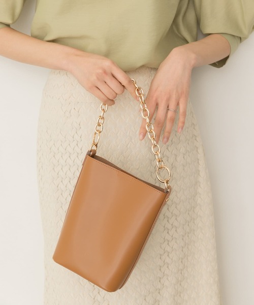 RODE SKO（ロデスコ）の「チェーン2WAYショルダーバッグ（ショルダーバッグ・レディース・オレンジ/ベージュ/キャメル/グリーン・ONE）」の12枚目の写真