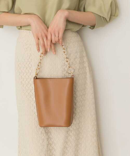 RODE SKO（ロデスコ）の「チェーン2WAYショルダーバッグ（ショルダーバッグ・レディース・オレンジ/ベージュ/キャメル/グリーン・ONE）」の19枚目の写真