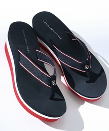 TOMMY HILFIGER | ハイウェッジインサートビーチサンダル(サンダル)