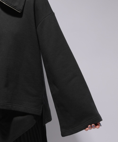 HARE（ハレ）の「ZIPハイネックスウェット(HARE)（スウェット・レディース・オレンジ/ブラック・FREE）」の20枚目の写真