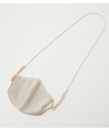 crie conforto | シルバータイニービーズマスクチェーン(マスク)