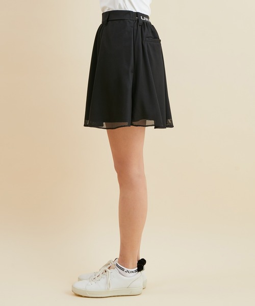 JUN&ROPE'（ジュンアンドロペ）の「【UV】【吸水速乾】メッシュコンビフレアースカート（スカート・レディース・ホワイト/ブラック/グレー/ピンク・S/M/L/XS）」の21枚目の写真