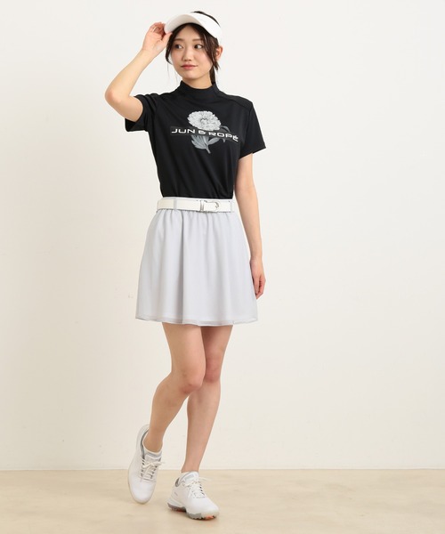 JUN&ROPE'（ジュンアンドロペ）の「【UV】【吸水速乾】メッシュコンビフレアースカート（スカート・レディース・ホワイト/ブラック/グレー/ピンク・S/M/L/XS）」の11枚目の写真