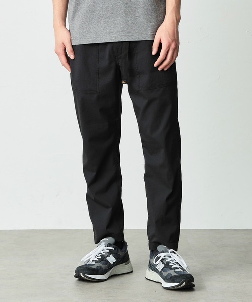 Alpha Industries（アルファインダストリーズ）の「【冷感素材COOLMAX】シアサッカー ベーカーパンツ(セットアップ対応)（その他パンツ・メンズ・ブラック/ホワイト×ブルー/アーミー・MEDIUM/LARGE/X-LARGE）」の6枚目の写真