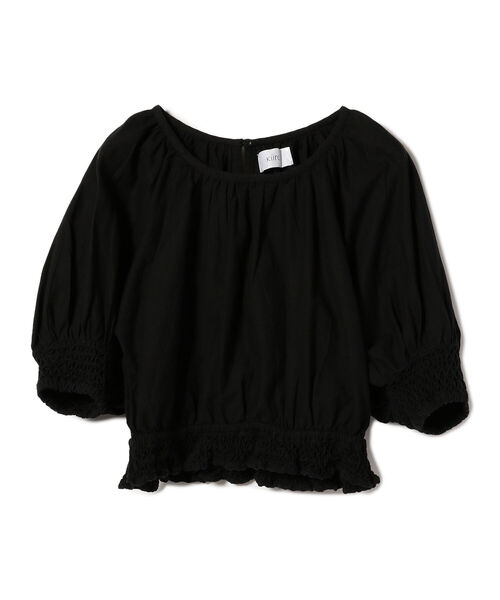 KIIRA（キーラ）の「KiiRa / スモッキング ブラウス（シャツ/ブラウス・レディース・ブラウン系その他3/ブラック・ONE SIZE）」の22枚目の写真