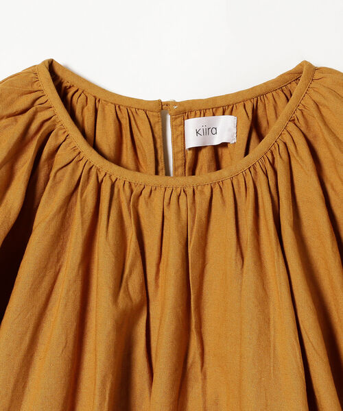 KIIRA（キーラ）の「KiiRa / スモッキング ブラウス（シャツ/ブラウス・レディース・ブラウン系その他3/ブラック・ONE SIZE）」の18枚目の写真