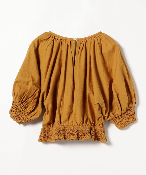 KIIRA（キーラ）の「KiiRa / スモッキング ブラウス（シャツ/ブラウス・レディース・ブラウン系その他3/ブラック・ONE SIZE）」の16枚目の写真