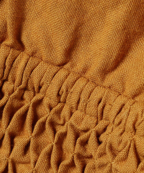 KIIRA（キーラ）の「KiiRa / スモッキング ブラウス（シャツ/ブラウス・レディース・ブラウン系その他3/ブラック・ONE SIZE）」の15枚目の写真