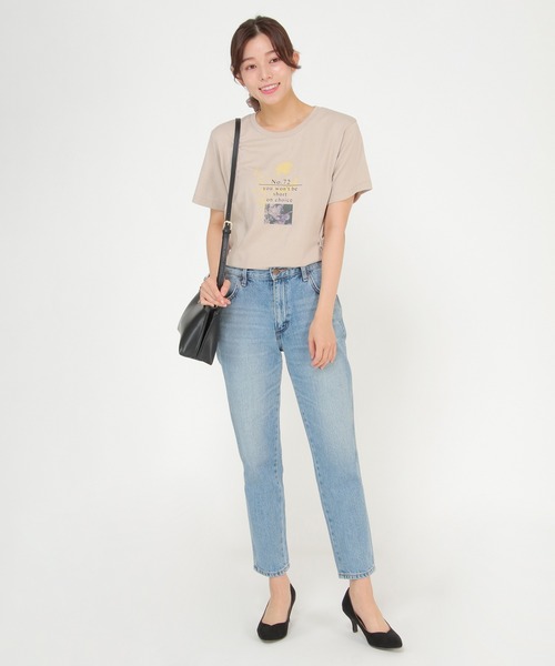 ikka(イッカ)の「【Sサイズ WEB限定】フォトロゴ半袖プリントT(Tシャツ/カットソー・レディース・ホワイト/チャコールグレー/オフホワイト/グレー/ミント/その他1・S/M/L)」の19枚目の写真