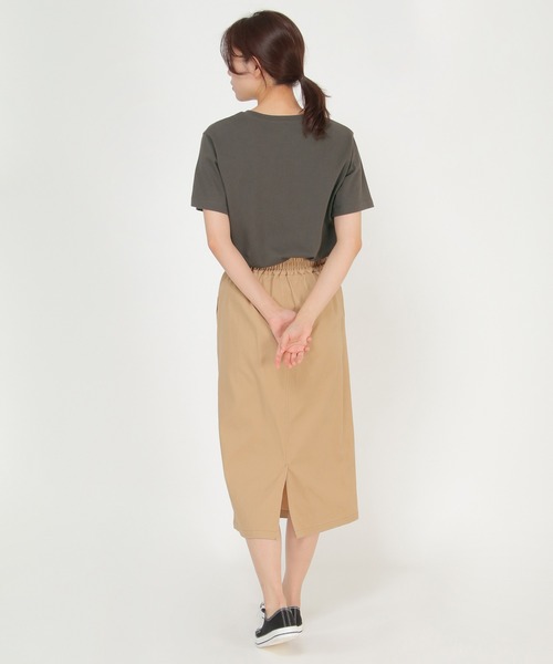 ikka(イッカ)の「【Sサイズ WEB限定】フォトロゴ半袖プリントT(Tシャツ/カットソー・レディース・ホワイト/チャコールグレー/オフホワイト/グレー/ミント/その他1・S/M/L)」の18枚目の写真