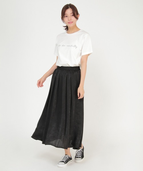 ikka(イッカ)の「【Sサイズ WEB限定】フォトロゴ半袖プリントT(Tシャツ/カットソー・レディース・ホワイト/チャコールグレー/オフホワイト/グレー/ミント/その他1・S/M/L)」の12枚目の写真