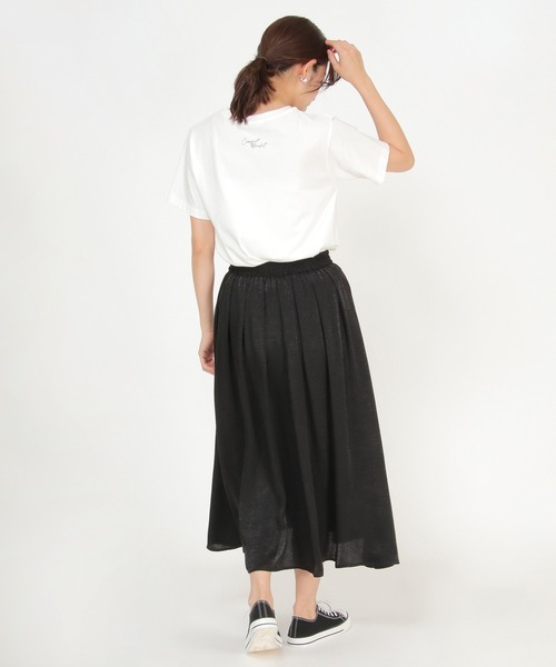 ikka(イッカ)の「【Sサイズ WEB限定】フォトロゴ半袖プリントT(Tシャツ/カットソー・レディース・ホワイト/チャコールグレー/オフホワイト/グレー/ミント/その他1・S/M/L)」の13枚目の写真