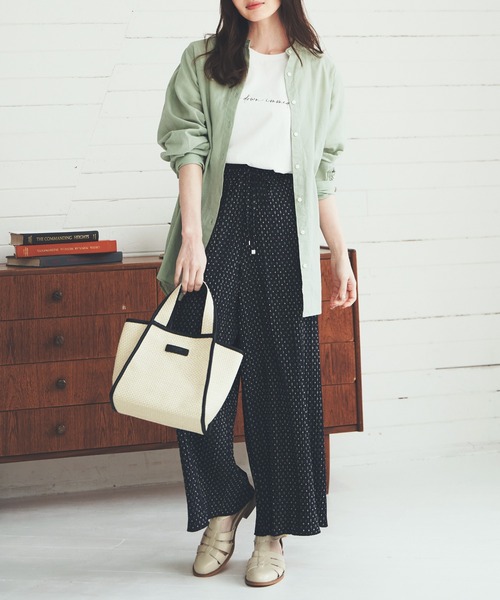ikka(イッカ)の「【Sサイズ WEB限定】フォトロゴ半袖プリントT(Tシャツ/カットソー・レディース・ホワイト/チャコールグレー/オフホワイト/グレー/ミント/その他1・S/M/L)」の10枚目の写真