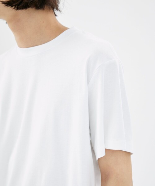 CITY TOKYO(シティトウキョウ)の「スビンコットンフライスTEE(Tシャツ/カットソー・メンズ・ホワイト/ダークグレー/ブラック・2/3/1)」の9枚目の写真