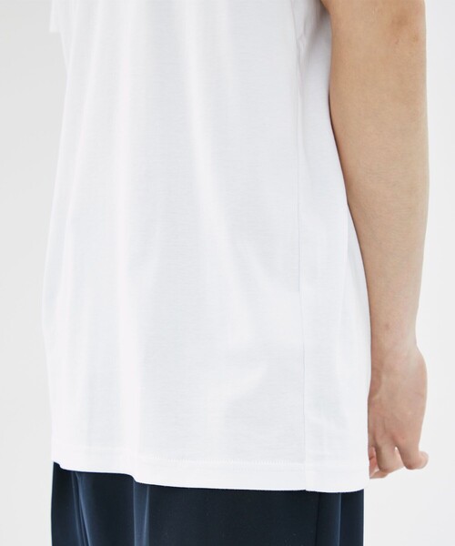 CITY TOKYO(シティトウキョウ)の「スビンコットンフライスTEE(Tシャツ/カットソー・メンズ・ホワイト/ダークグレー/ブラック・2/3/1)」の11枚目の写真