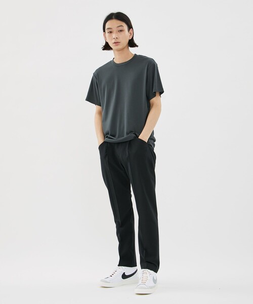 CITY TOKYO(シティトウキョウ)の「スビンコットンフライスTEE(Tシャツ/カットソー・メンズ・ホワイト/ダークグレー/ブラック・2/3/1)」の21枚目の写真
