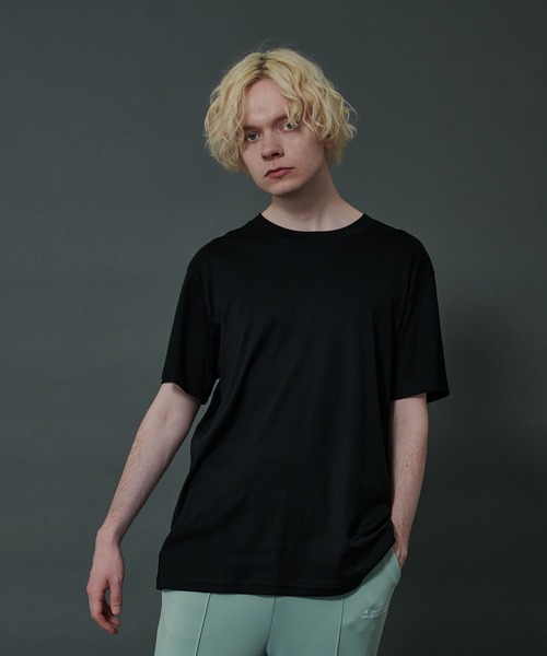 CITY TOKYO(シティトウキョウ)の「スビンコットンフライスTEE(Tシャツ/カットソー・メンズ・ホワイト/ダークグレー/ブラック・2/3/1)」の1枚目の写真