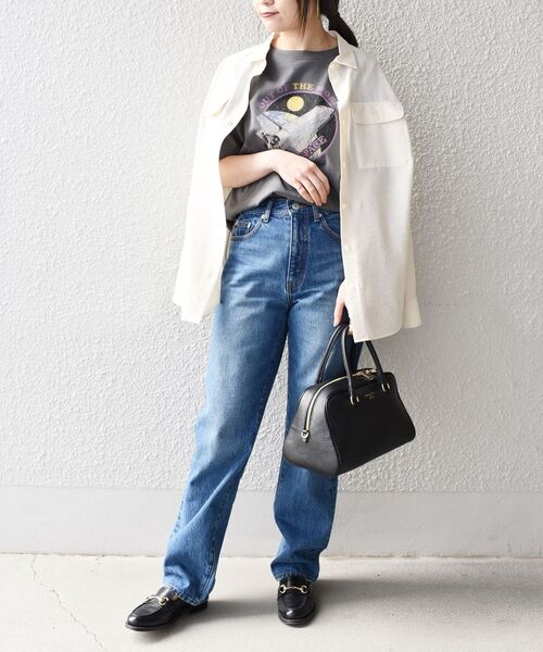 SHIPS（シップス）の「*ロックプリントTEE◆（Tシャツ/カットソー・レディース・チャコールグレー/ダークグレー/グレー系・ONE SIZE）」の16枚目の写真