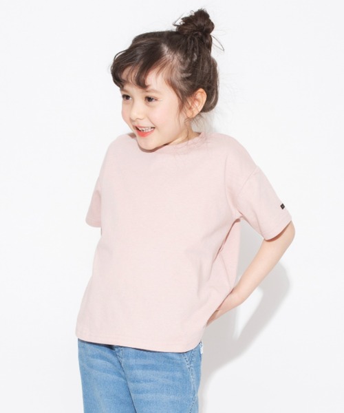 BRANSHES（ブランシェス）の「【WEB限定 / 綿100％】シンプル半袖Tシャツ（Tシャツ/カットソー・キッズ・ベージュ/ピンクベージュ/チャコールグレー/アイボリー・100/120/140/110/130/150）」の4枚目の写真