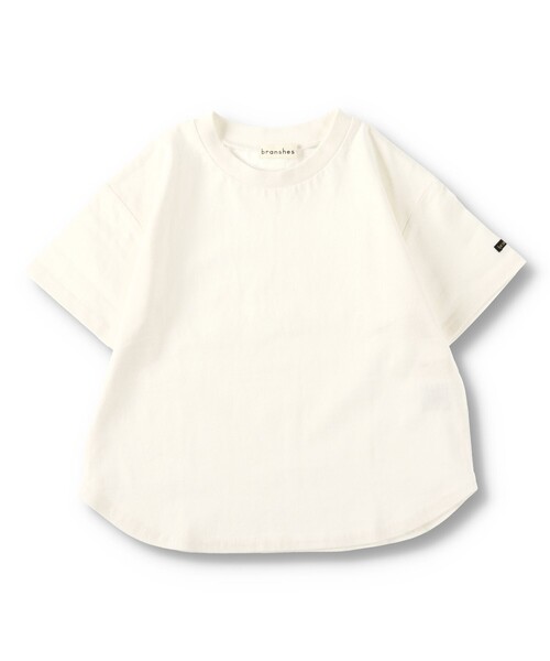 BRANSHES（ブランシェス）の「【WEB限定 / 綿100％】シンプル半袖Tシャツ（Tシャツ/カットソー・キッズ・ベージュ/ピンクベージュ/チャコールグレー/アイボリー・100/120/140/110/130/150）」の2枚目の写真