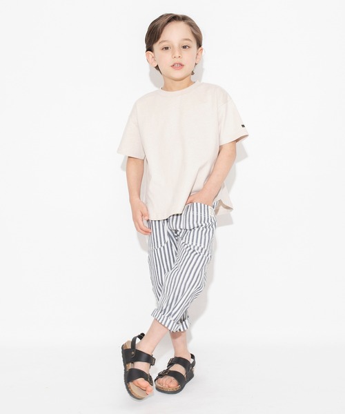 BRANSHES（ブランシェス）の「【WEB限定 / 綿100％】シンプル半袖Tシャツ（Tシャツ/カットソー・キッズ・ベージュ/ピンクベージュ/チャコールグレー/アイボリー・100/120/140/110/130/150）」の7枚目の写真