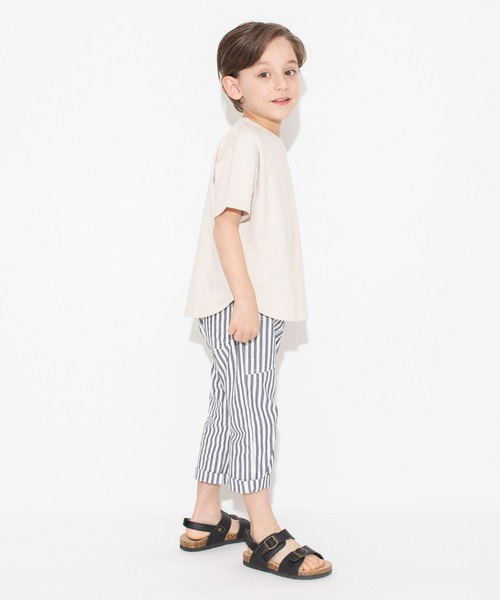 BRANSHES（ブランシェス）の「【WEB限定 / 綿100％】シンプル半袖Tシャツ（Tシャツ/カットソー・キッズ・ベージュ/ピンクベージュ/チャコールグレー/アイボリー・100/120/140/110/130/150）」の8枚目の写真