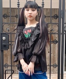 Candy Stripper | CHULIP ORGANDIE ブラウス(シャツ/ブラウス)