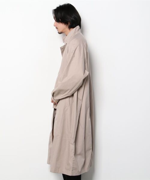 C.E.L.STORE(セルストア)の「DAN RIVER/ダンリバー COLOR SWING LONG COAT スウィングロングコート(ブルゾン・メンズ・ブラック/サンドベージュ/ロイヤルブルー・MEDIUM/L)」の4枚目の写真