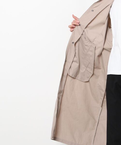 C.E.L.STORE(セルストア)の「DAN RIVER/ダンリバー COLOR SWING LONG COAT スウィングロングコート(ブルゾン・メンズ・ブラック/サンドベージュ/ロイヤルブルー・MEDIUM/L)」の6枚目の写真