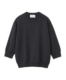 CLANE | 【CLANE/クラネ】HALF SLEEVE BASIC COMPACT KNIT TOPS ハーフスリーブベーシックコンパクトニットトップス 12106-2072(ニット/セーター)