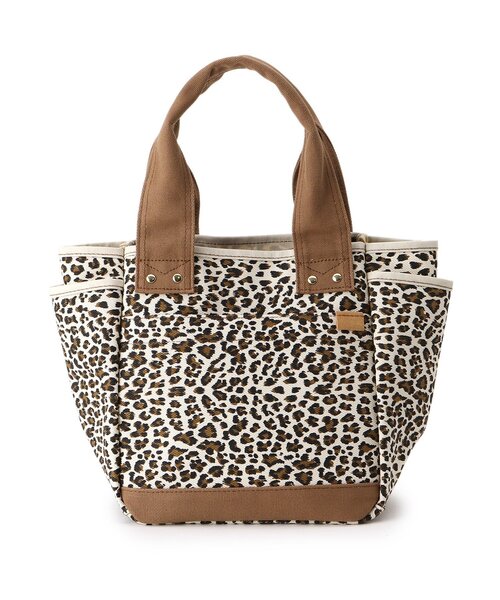 SHOO・LA・RUE（シューラルー）の「◆アニマル柄ミニトート（トートバッグ・レディース・グレー系1/ブラウン系2/ベージュ系1・00）」の2枚目の写真