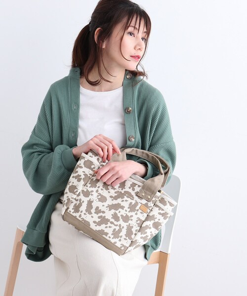 SHOO・LA・RUE（シューラルー）の「◆アニマル柄ミニトート（トートバッグ・レディース・グレー系1/ブラウン系2/ベージュ系1・00）」の10枚目の写真