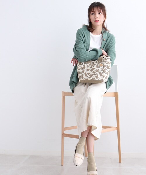 SHOO・LA・RUE（シューラルー）の「◆アニマル柄ミニトート（トートバッグ・レディース・グレー系1/ブラウン系2/ベージュ系1・00）」の11枚目の写真