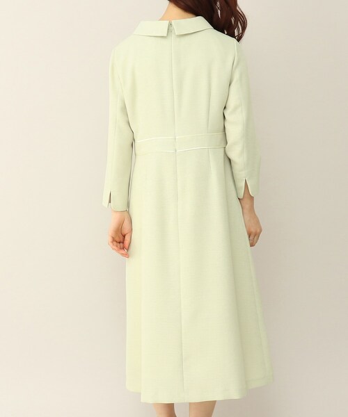 UNTITLED（アンタイトル）の「◆ルージュブッチャーワンピース【洗える】（ワンピース・レディース・ライトグリーン/ライトベージュ/ネイビー・00/01/02/03/04/42/44/48）」の7枚目の写真